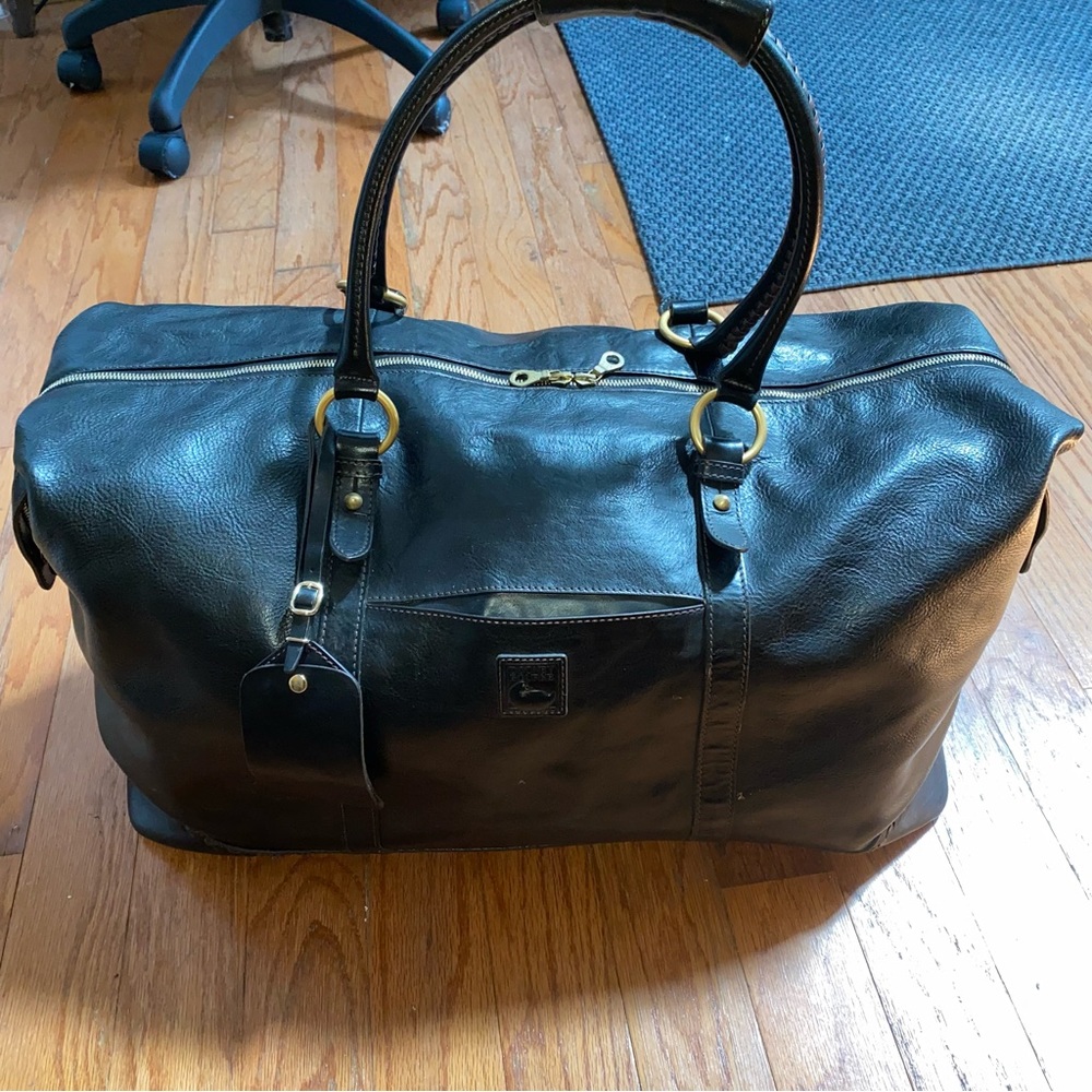 Authentic D&B Leather Duffle Bag
